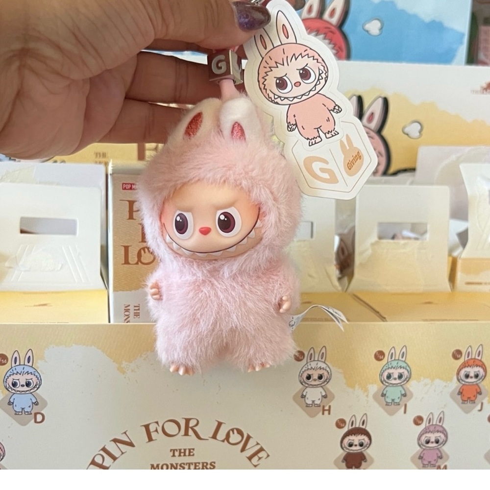 Pop Mart’s Labubu Pin for Love, new & confirmed letter ‘G’